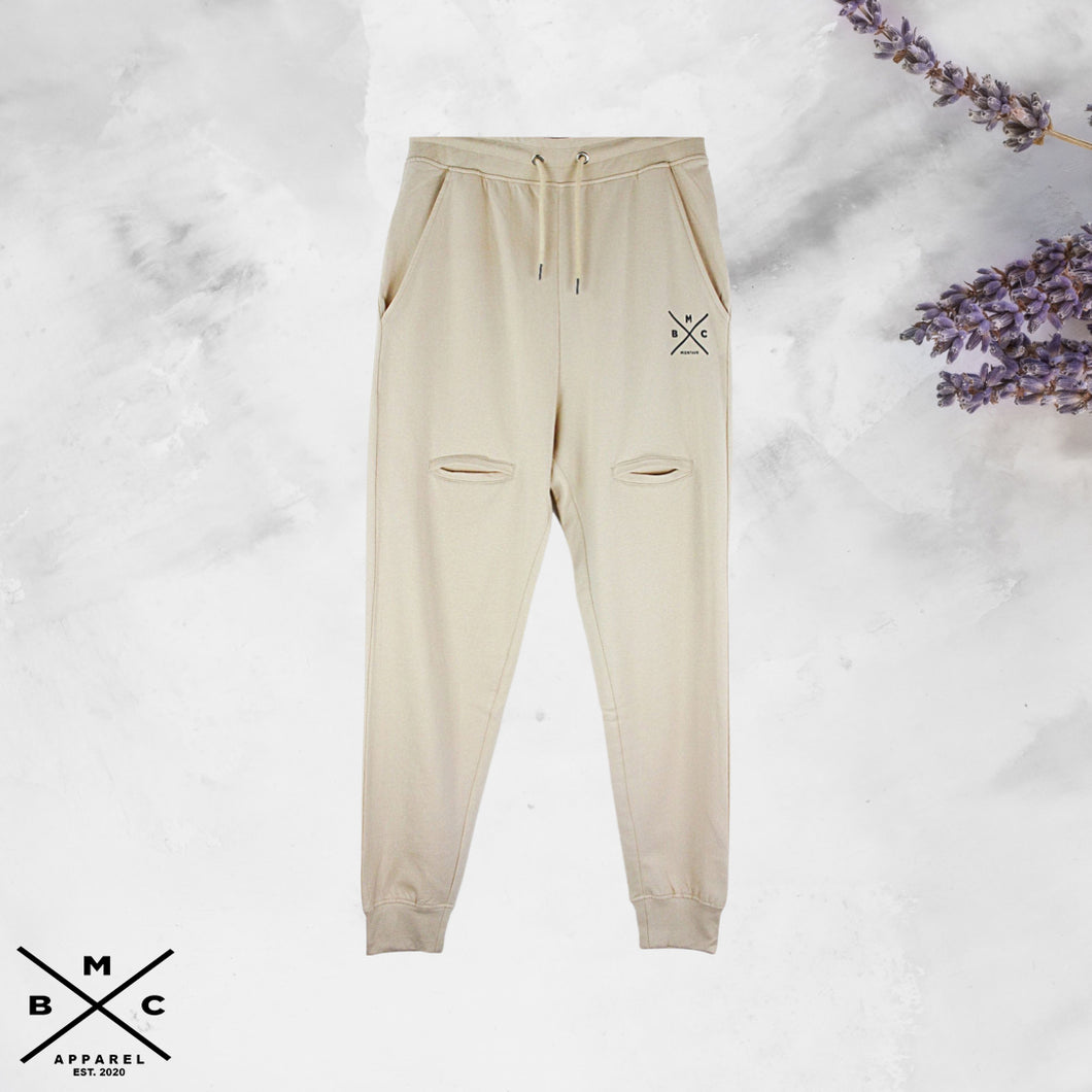 Unisex Montauk Beach Club Full Jogger Cream S-XL