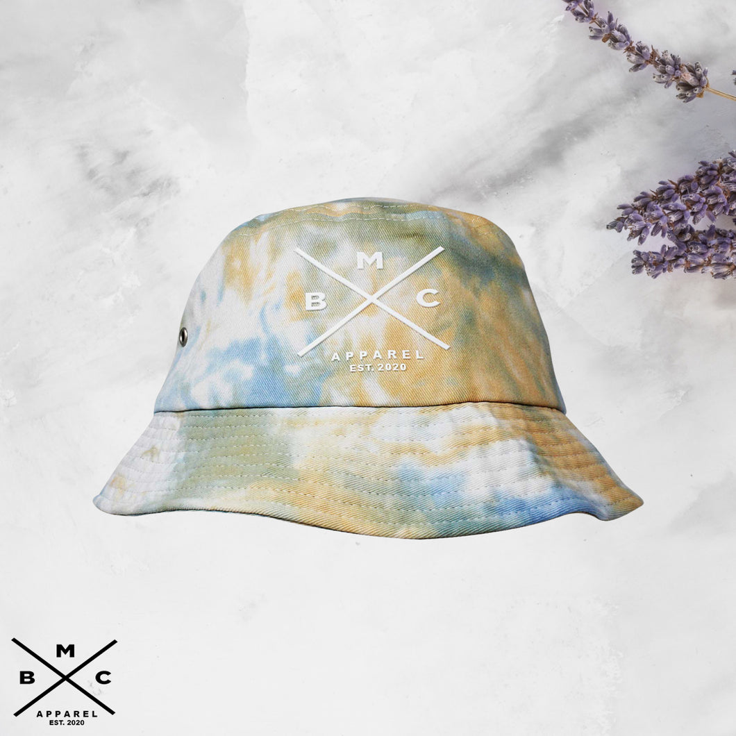 MBC Yellow/Blue Tie Dye Bucket Hat