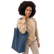 Load image into Gallery viewer, Organic denim tote bag
